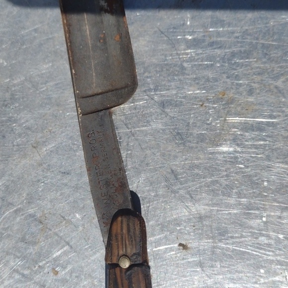 Vintage Straight Razor and Safety Razor Set - Brown Handle - Picture 3 of 4